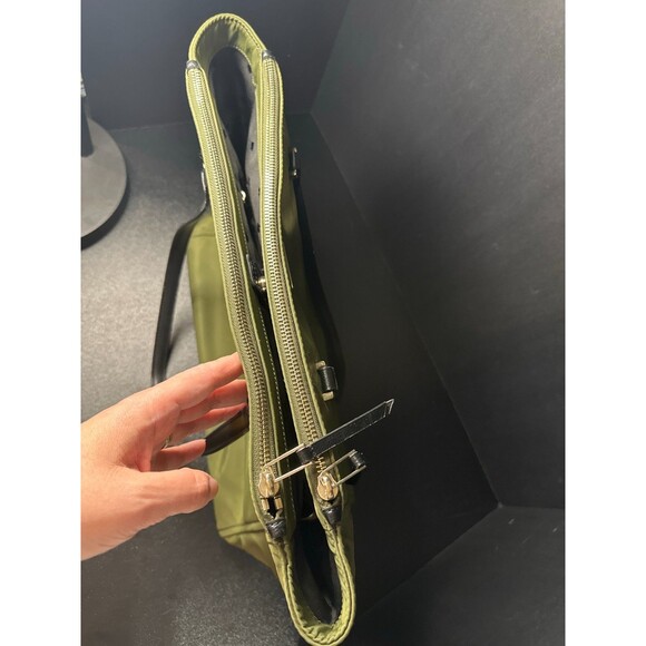 Kate Spade Watson Lane Olive Nylon Tote Bag – Black Handles - Picture 7 of 10